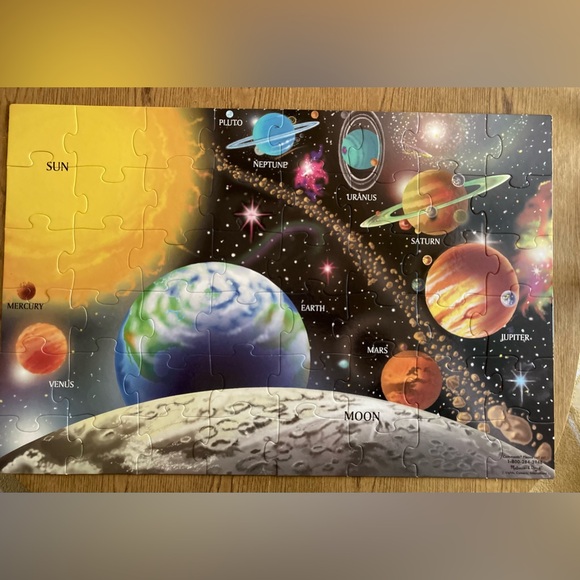 Melissa & Doug Solar System Floor Puzzle. 2 ft x 3 ft. Like new in box. 🌎🪐 - Picture 5 of 5